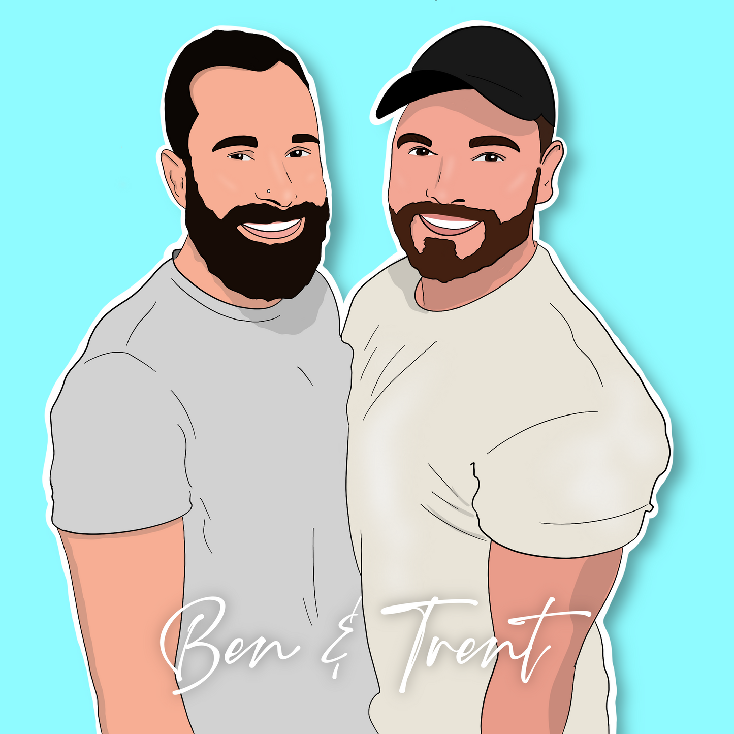 Couples Portrait with Face Details