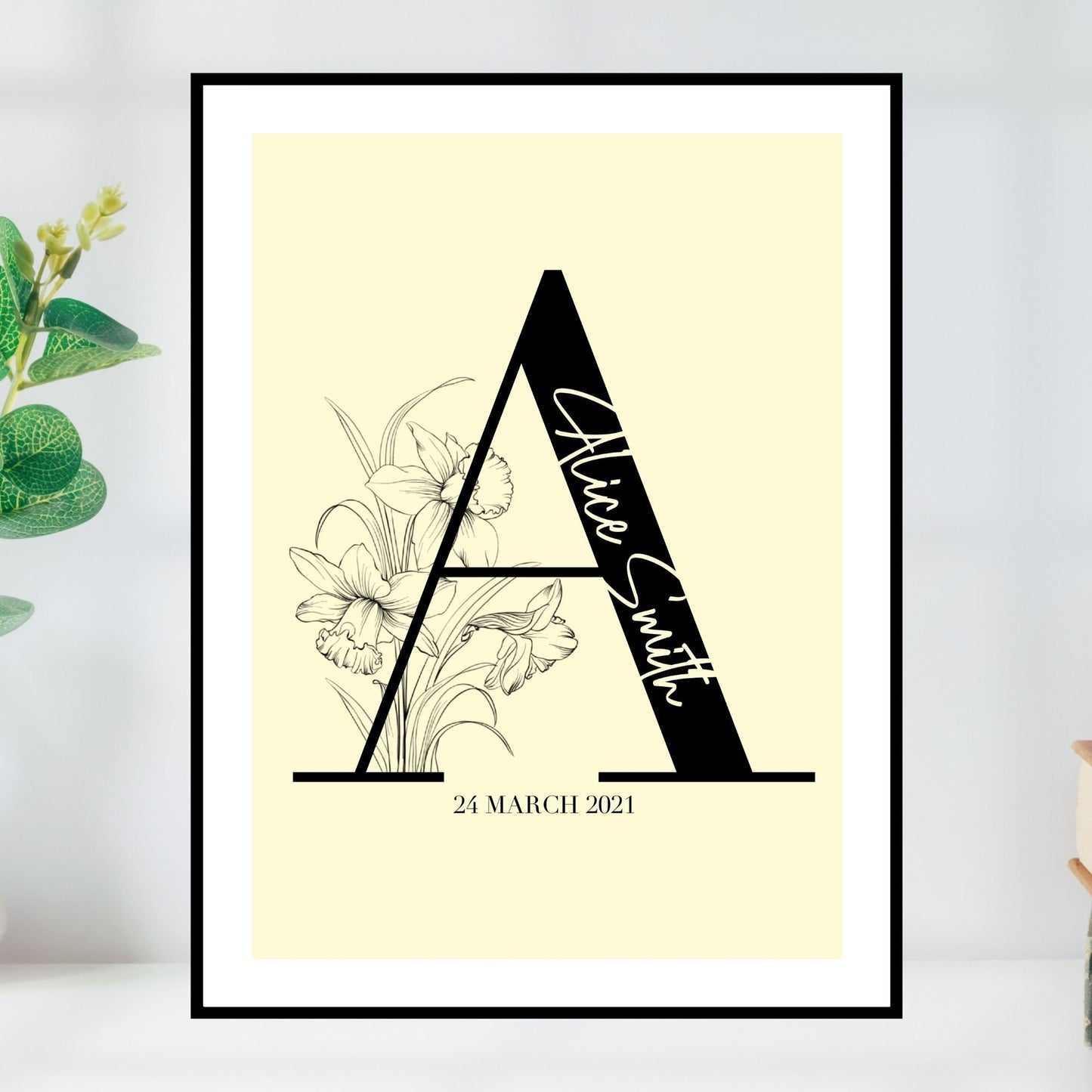 Personalised Monogram Initial Print
