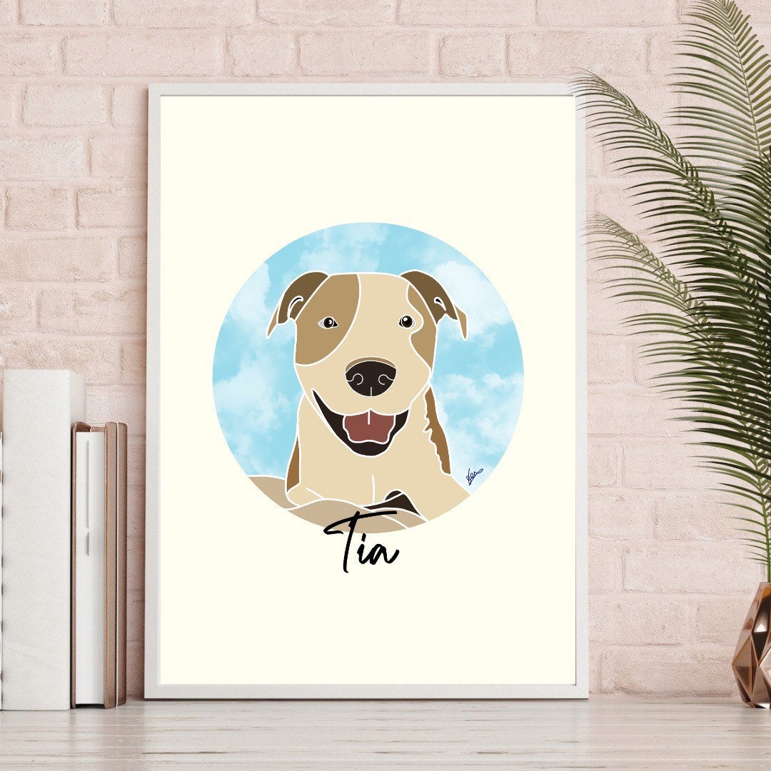 Custom Digital Pet Portrait