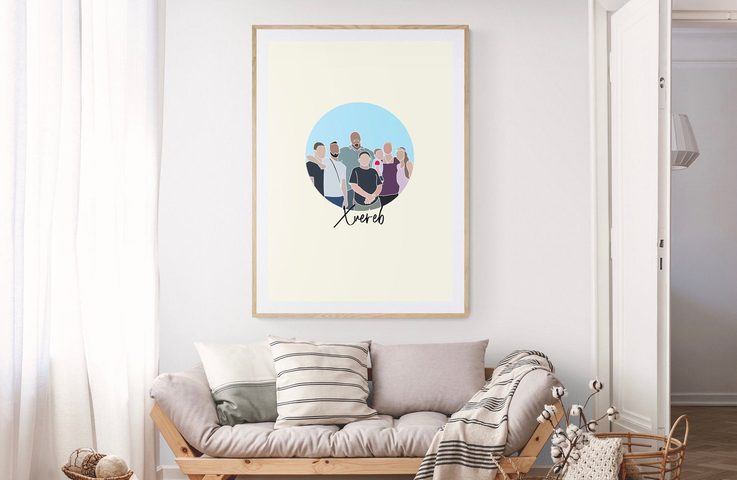 Custom Digital Family Portrait