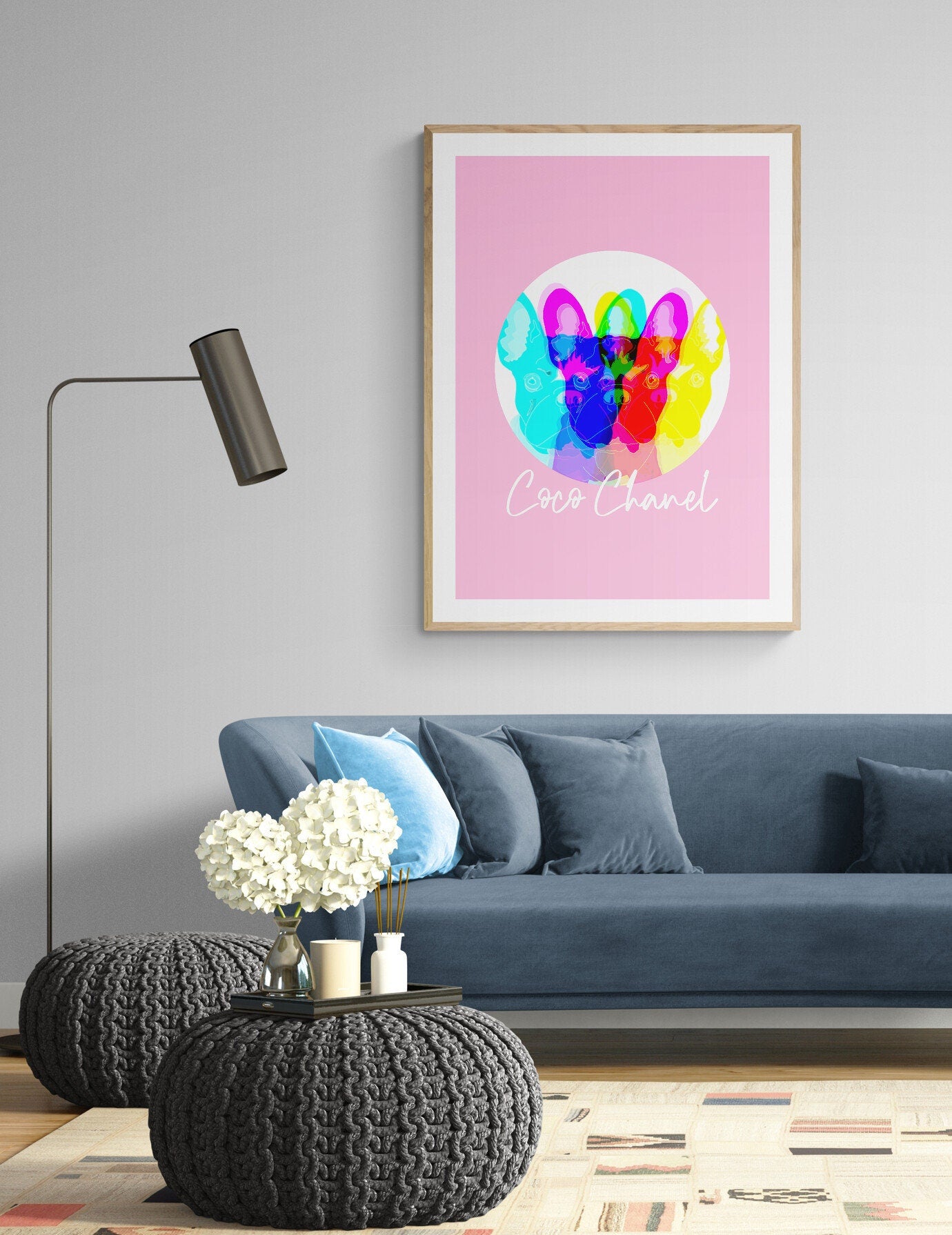 Custom Pop Art Pet Portrait