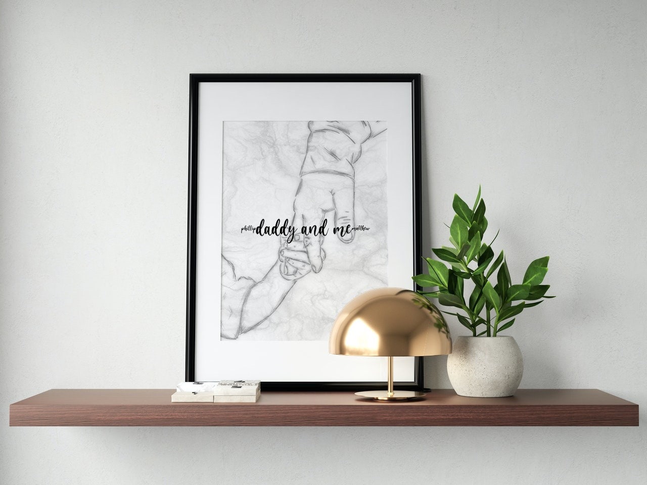 Customisable Fathers Day Illustration