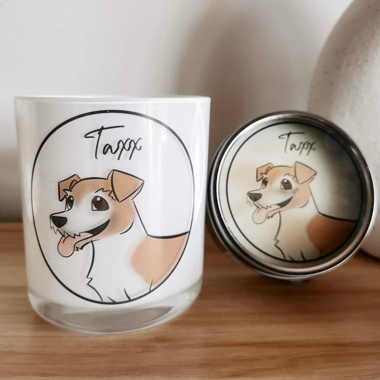 Custom Pet Portrait Soy Wax Candles