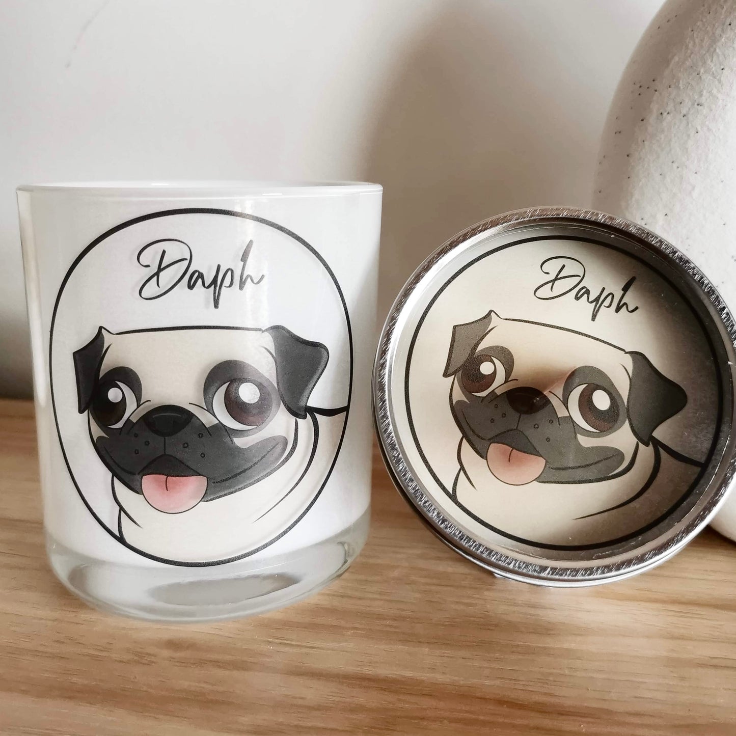 Custom Pet Portrait Soy Wax Candles
