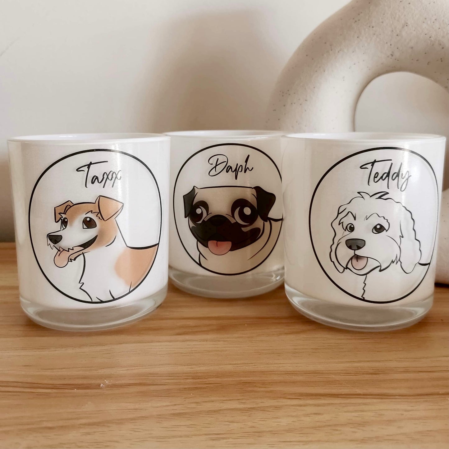 Custom Pet Portrait Soy Wax Candles
