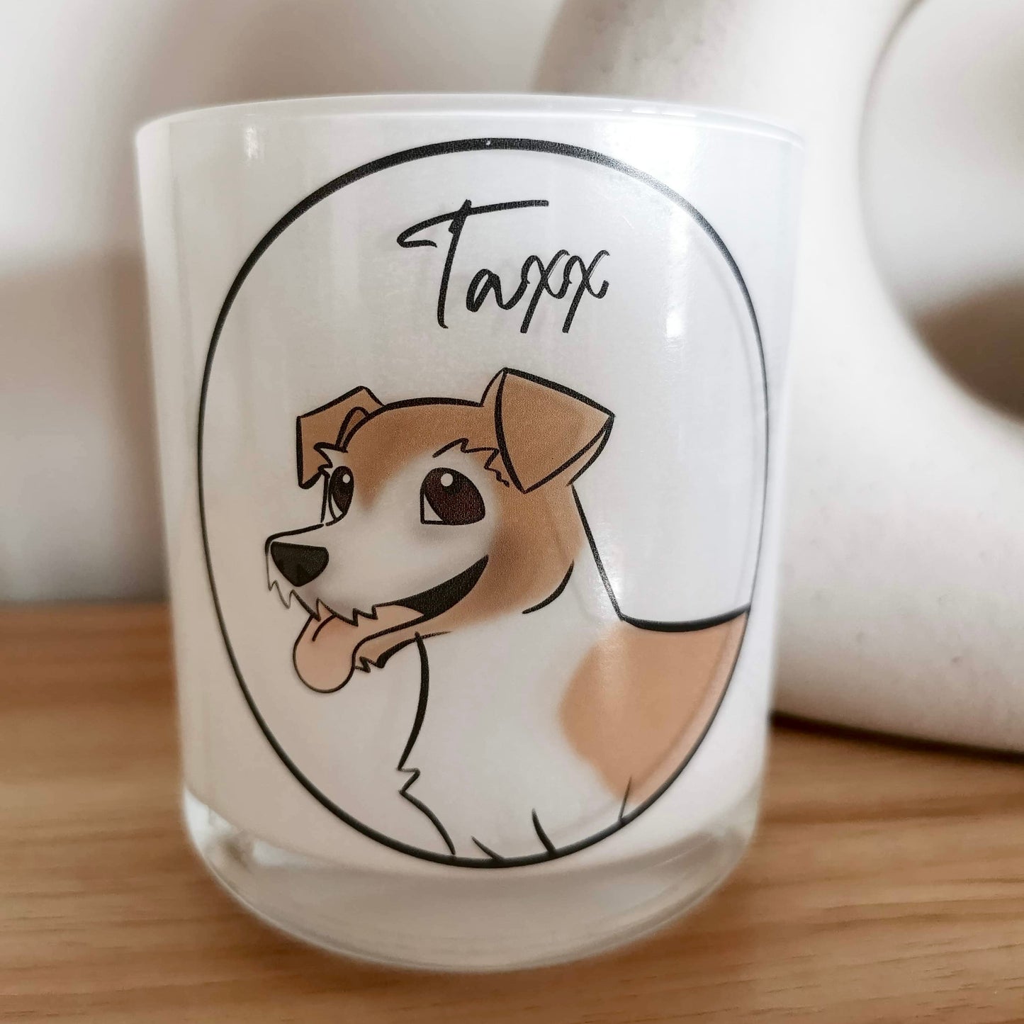 Custom Pet Portrait Soy Wax Candles