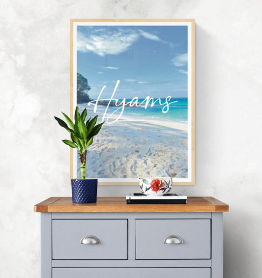 Hyams Beach Sydney Australia Wall Art Print