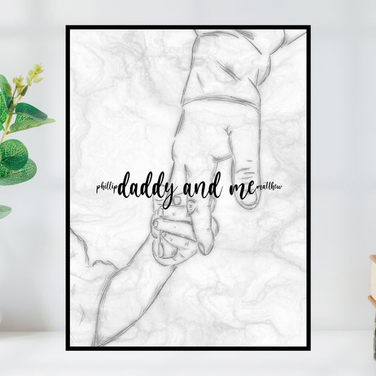 Customisable Fathers Day Illustration