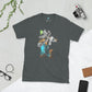 Unisex Goofy Neon Graffiti Print T-Shirt
